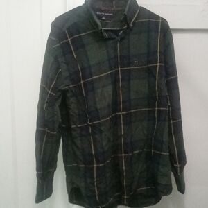 Tommy Hilfiger Dark Green Checkered Shirt